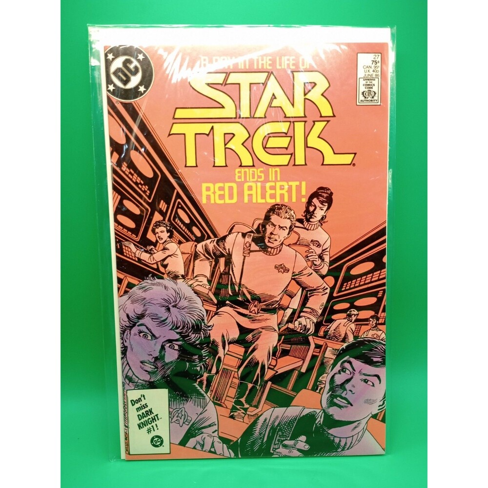 A Day In The Life Of Star Trek Ends In Red Alert! Dc Comic Book